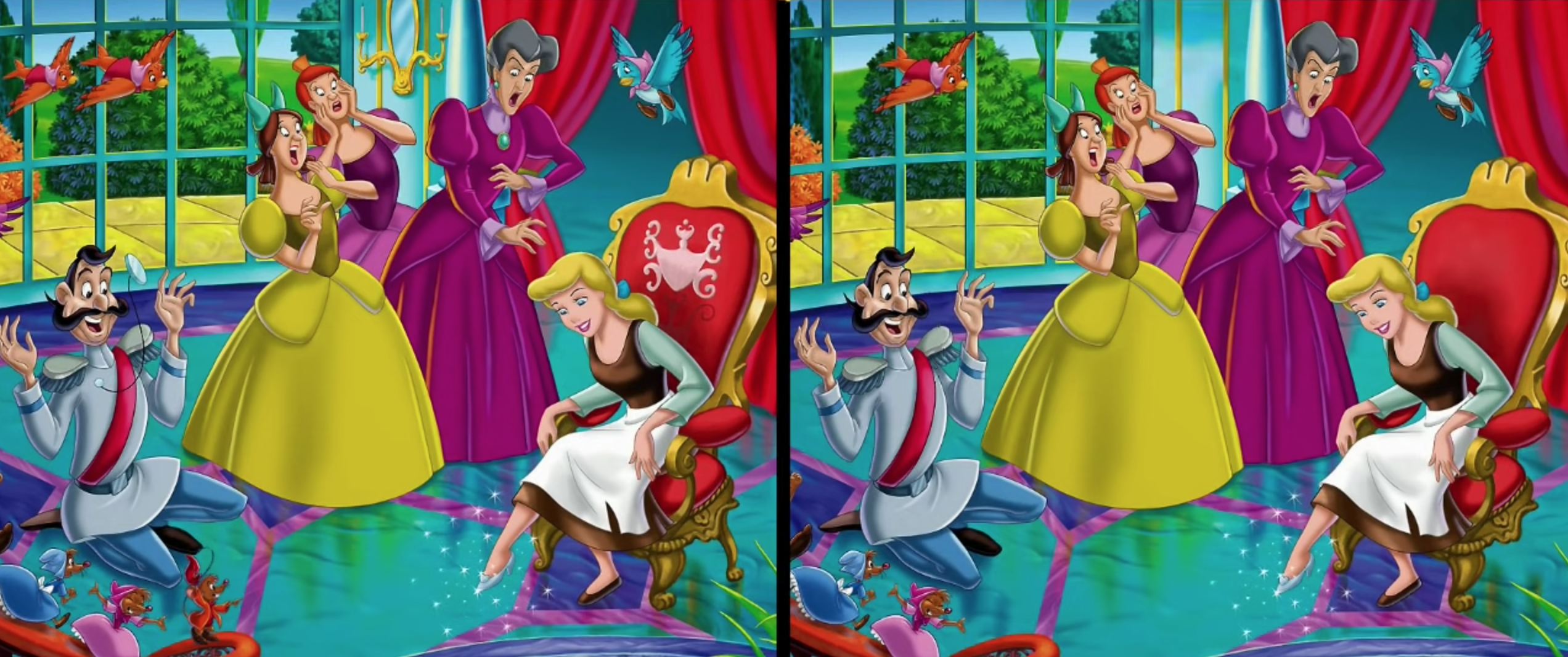 JOGO DOS 7 ERROS AS PRINCESAS DA DISNEY ACHE OS 7 ERROS 