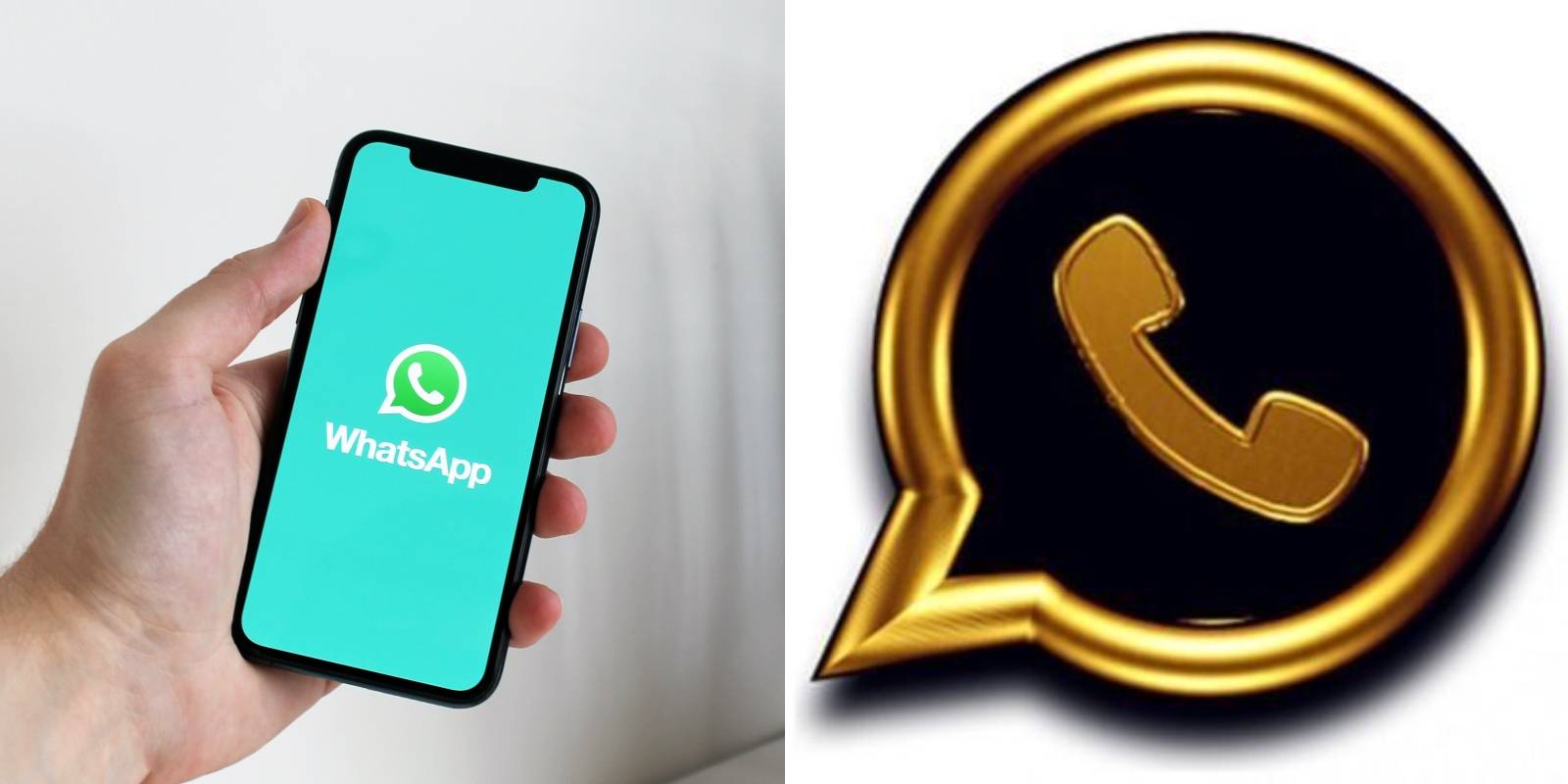 El top 48 imagen como cambiar el logo de whatsapp a dorado Abzlocal.mx