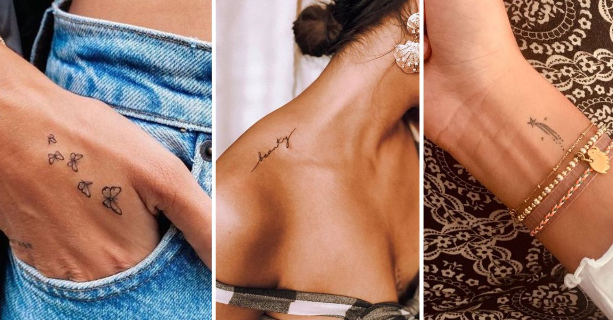 Estacionario Queja una vez Tatuajes elegantes y minimalistas para mujeres de 50