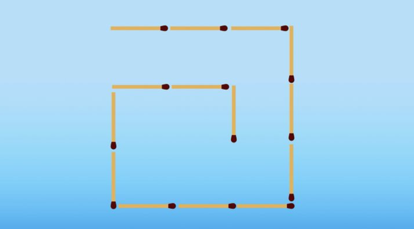 Desafio: Mova um palito e forme um quadrado