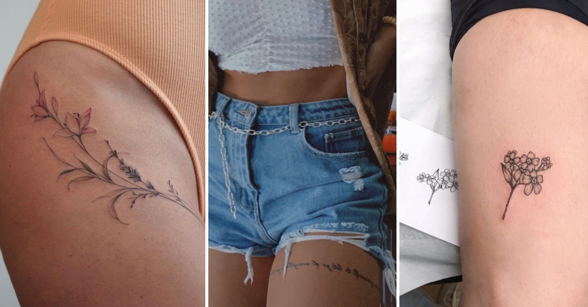 5 estilos de tatuajes para mujeres en la pierna que son elegantes y delicados