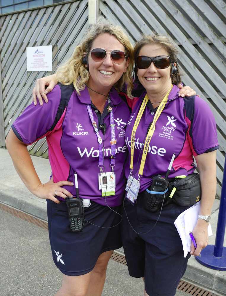 Games Makers Sarah Thorogood and Clare Germain were on hand to help