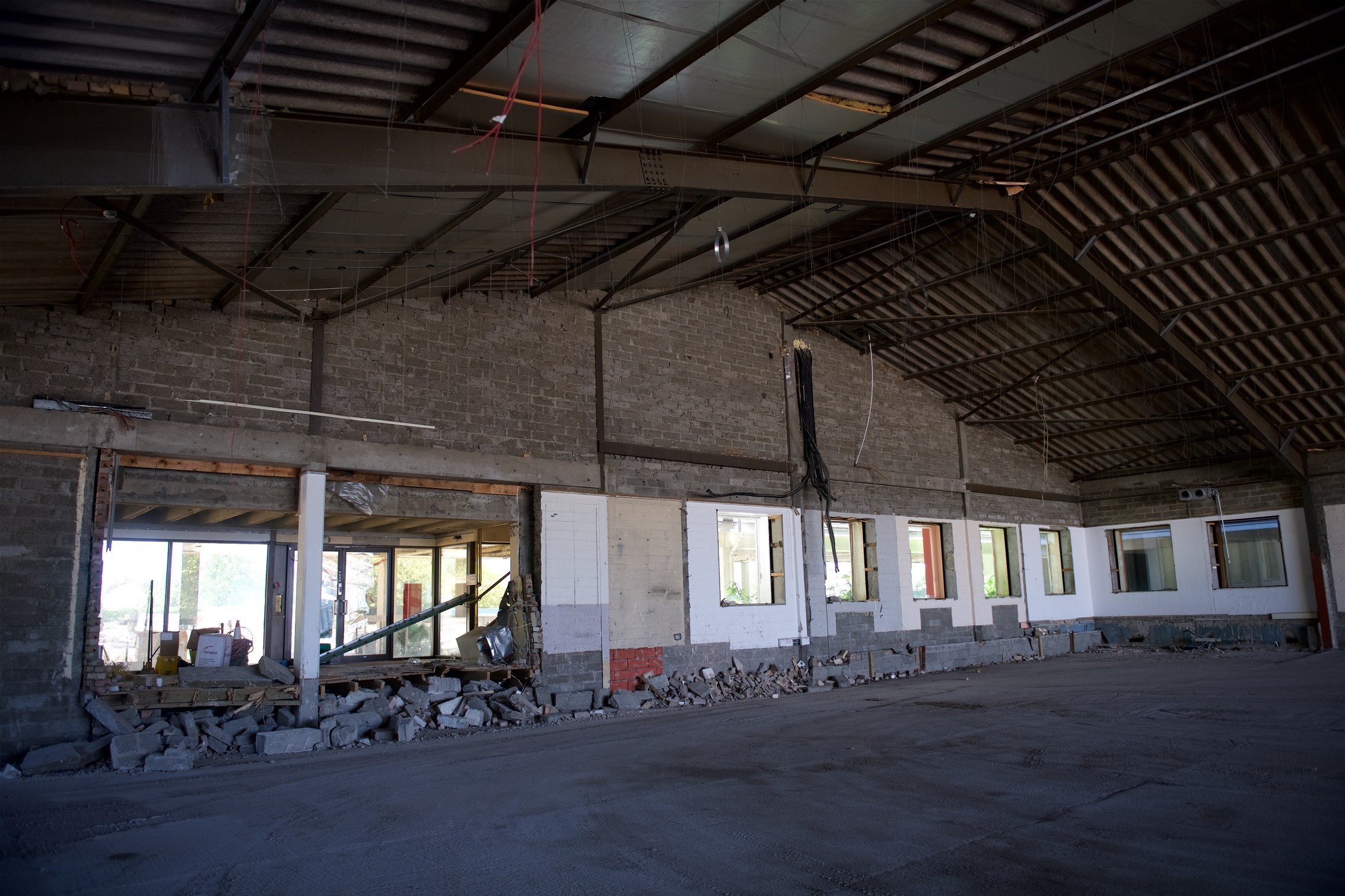 The view from inside towards the reception area at the front of the building. Picture: JON GUEGAN. (31058472)