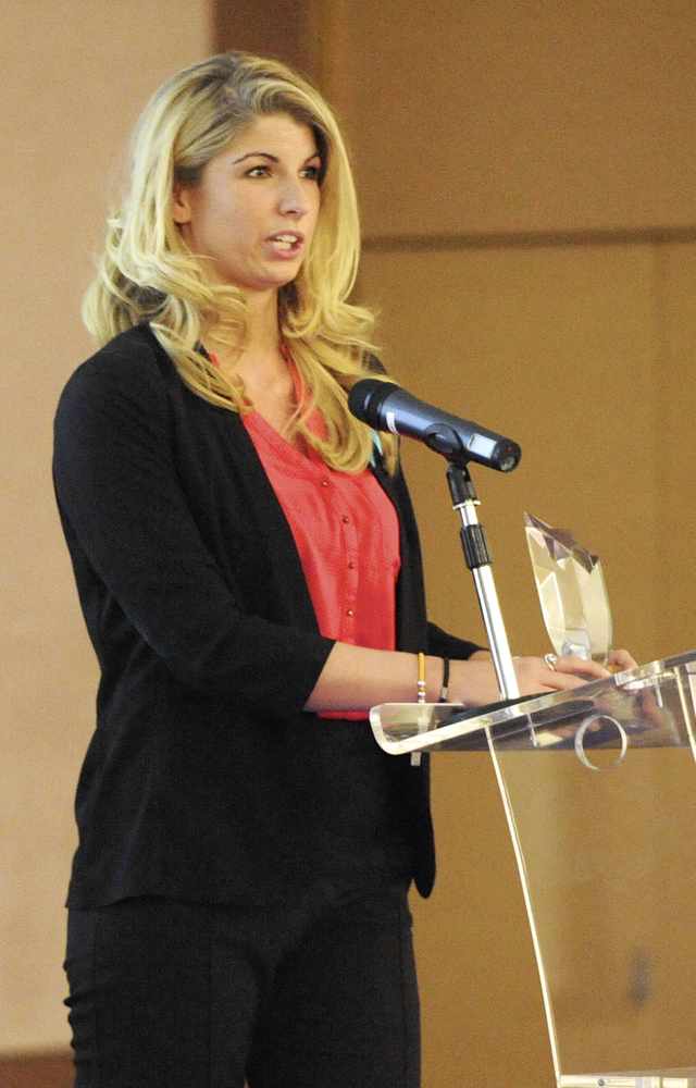 Cassidy McIntosh won Inspirational Woman of the Year in 2015