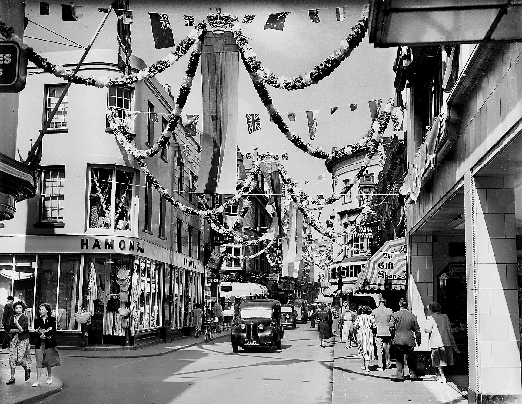 Hamons pictured in June 1953 during the Queen's coronation celebrations. (30675092)
