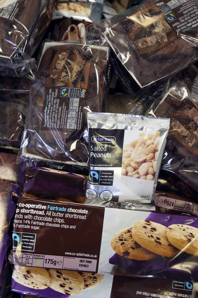 The Co-Op sells a wide range of Fairtrade products