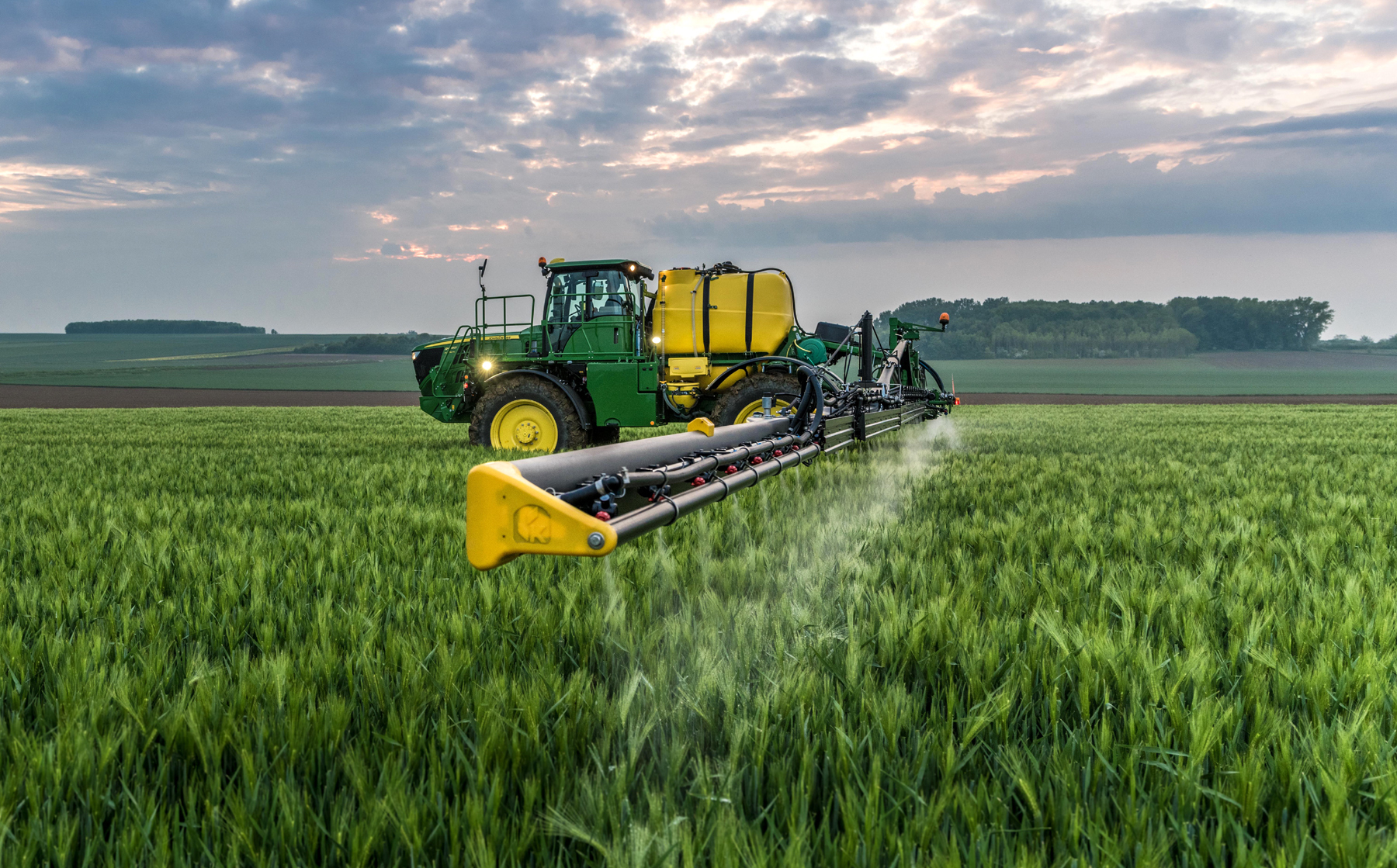 john deere spraying