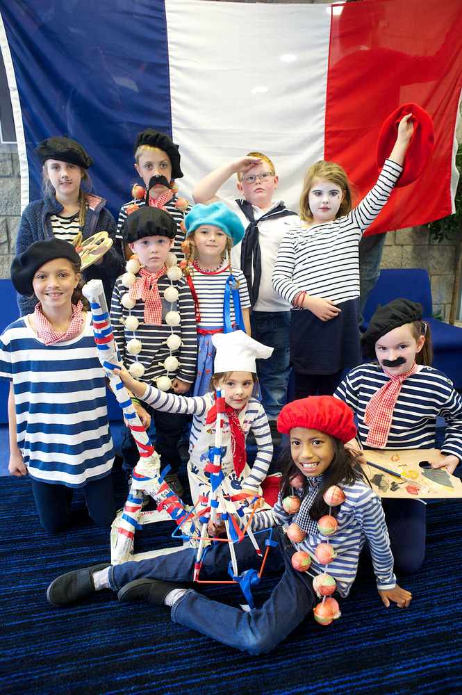 Pupils at FCJ School enjoying a French Day in November last year