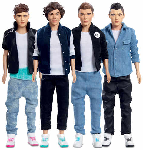 You can even buy a set of Union J dolls.