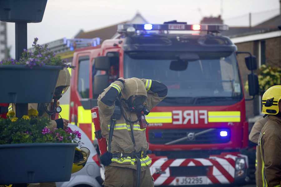 Two crews from the Jersey Fire and Rescue Service attended the scene