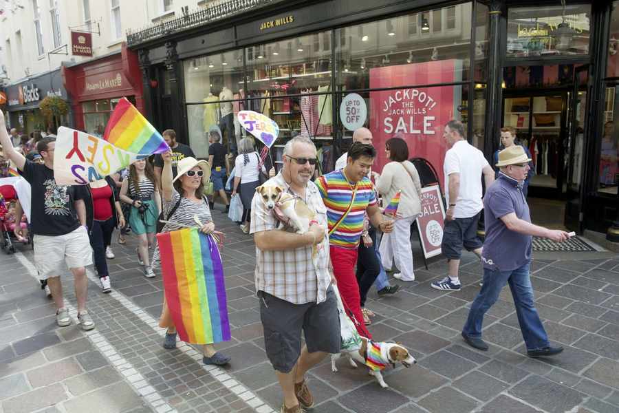 A rally for equality was held in July last year