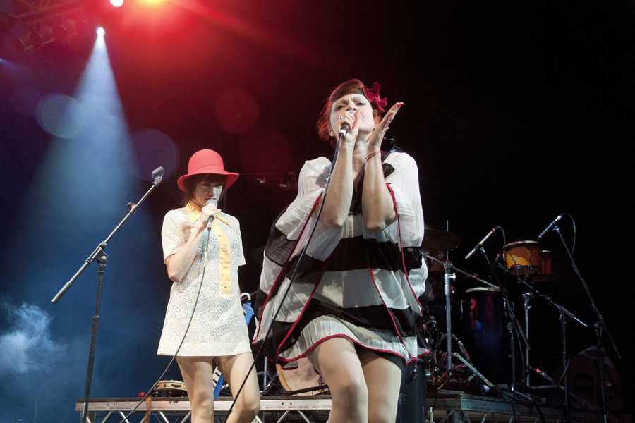 Nouvelle Vague performs at Folklore Festival in 2012