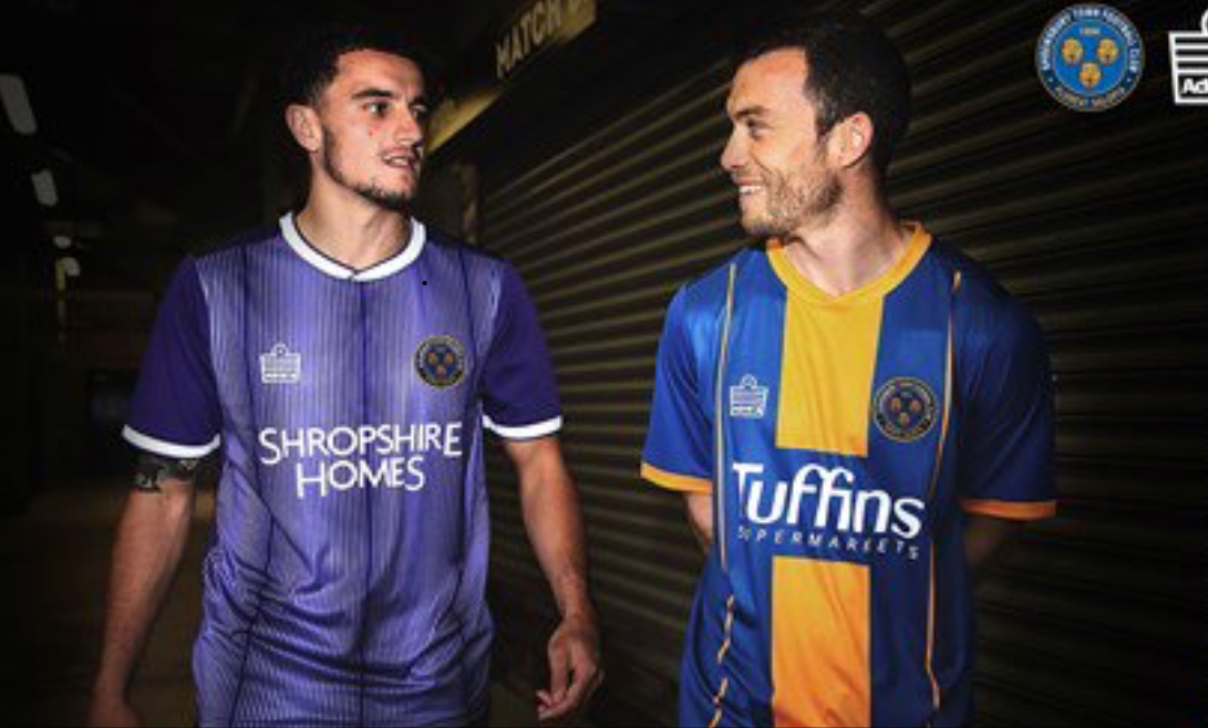 shrewsbury town new kit