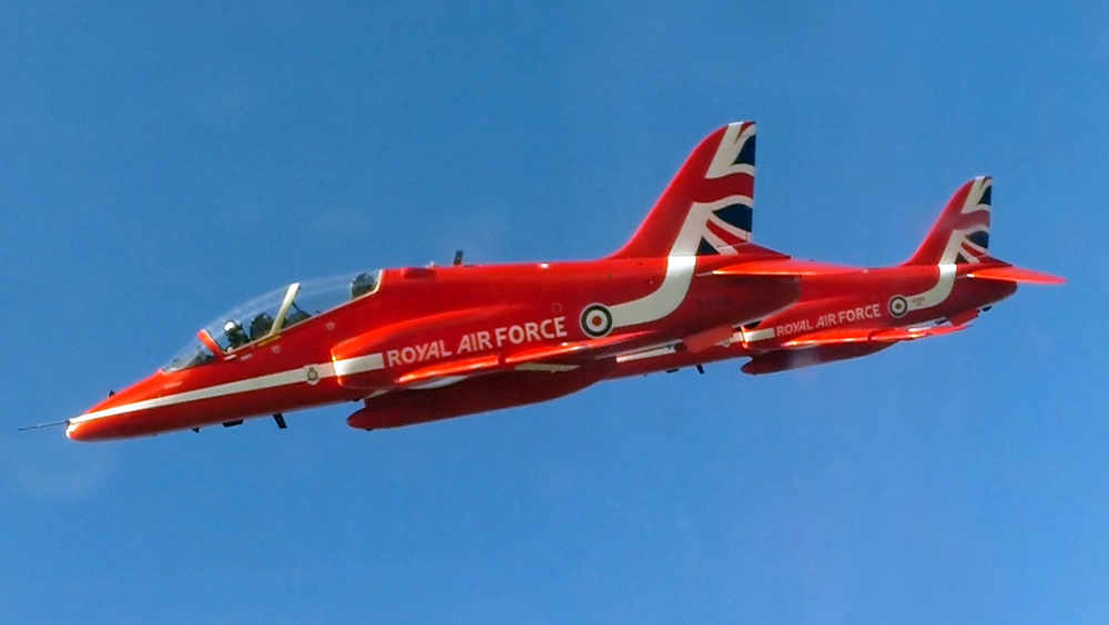 A Red Arrow with the new tailfin design