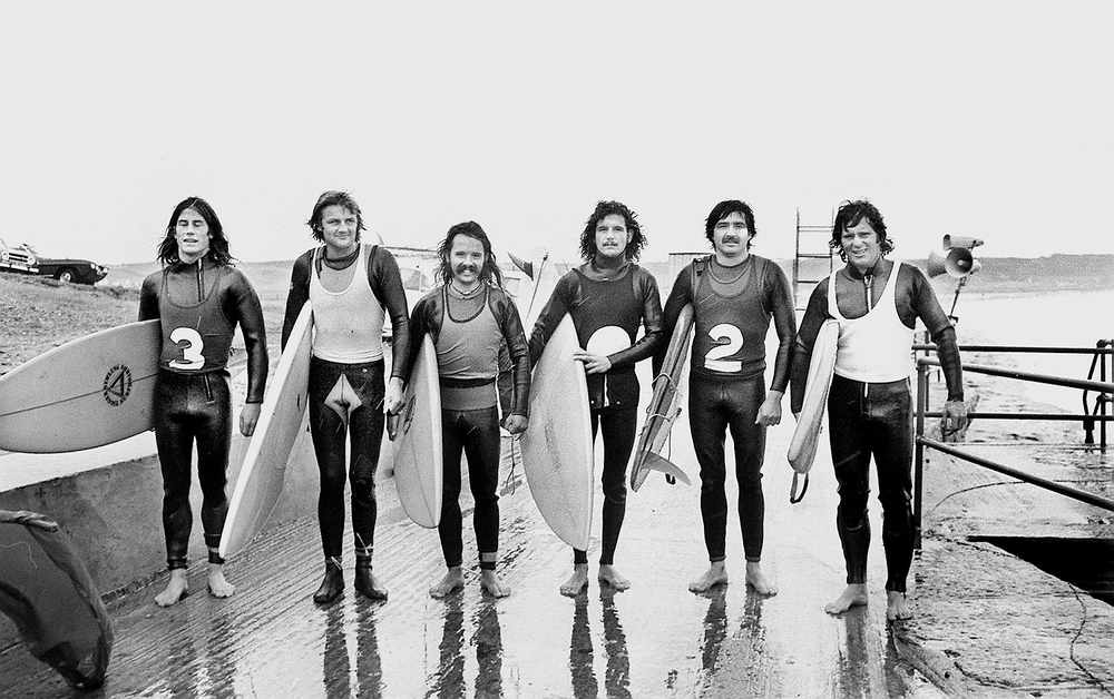 Surfing has always been popular in the area, including with these long-haired Islanders in 1969