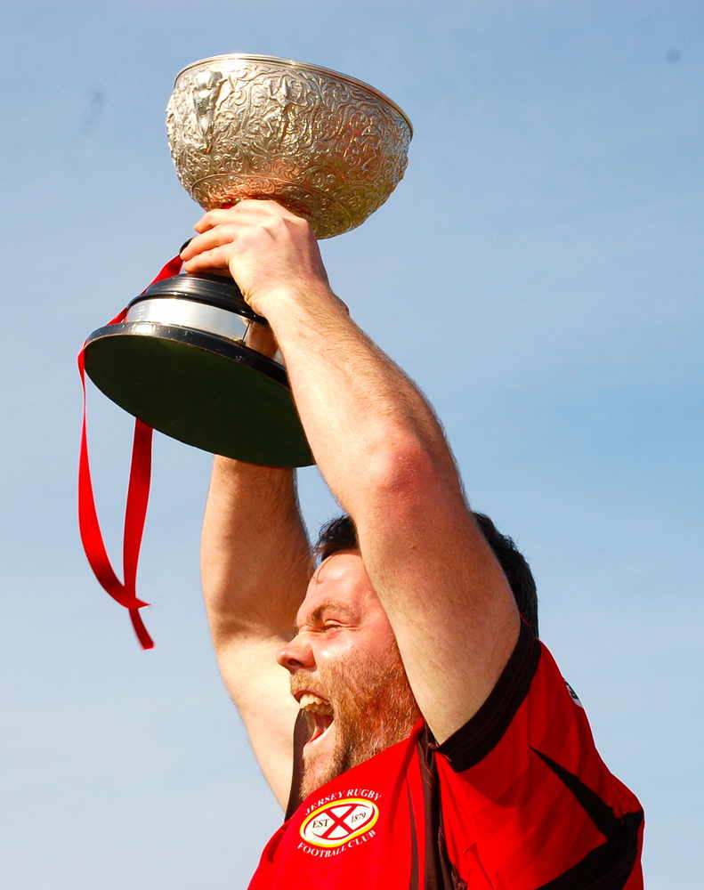 Jon Brennan lifted the Siam Cup 12 months ago following Jersey's 38-7 victory at Footes Lane