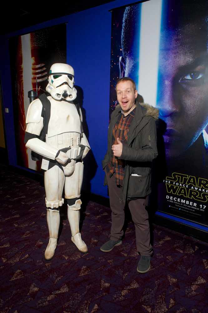Reviewer Thomas Ogg meets a Stormtrooper