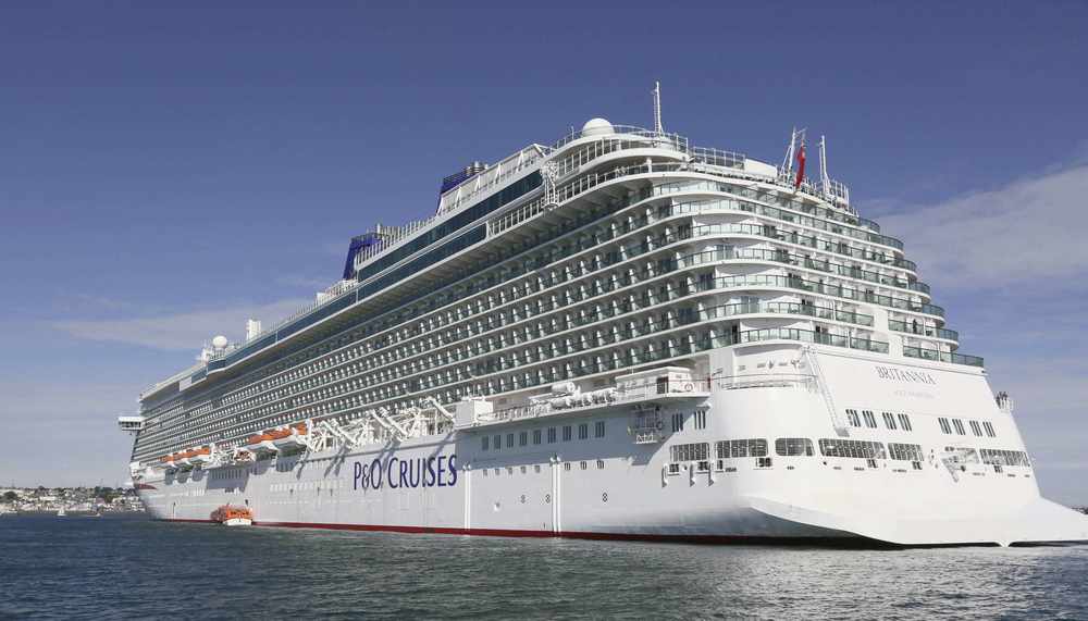 P&O's cruise ship Britannia, which visited Guernsey this week, carries up to 4,372 passengers and 1,400 crew members