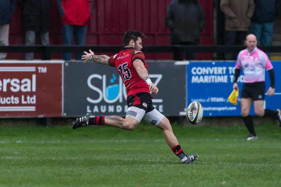 Aaron Penberthy kicked seven points for Jersey