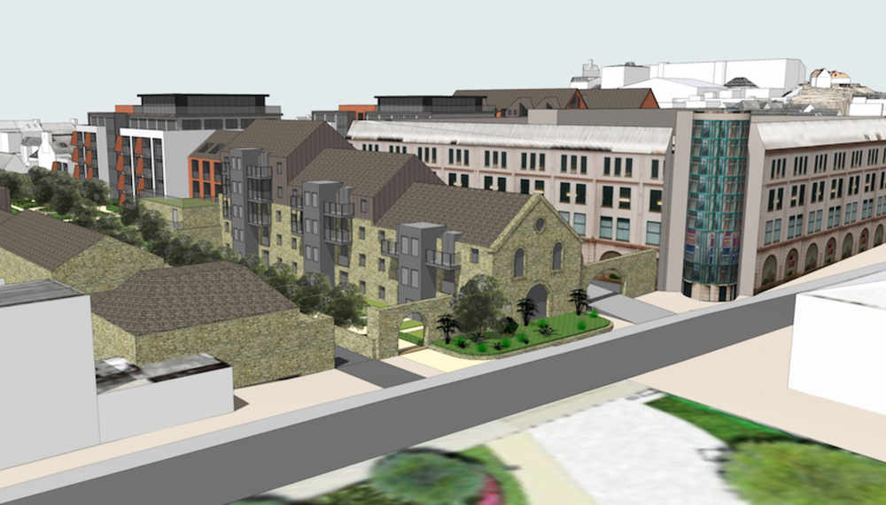 Plans to build 183 homes close to Grand Marché were unveiled last week