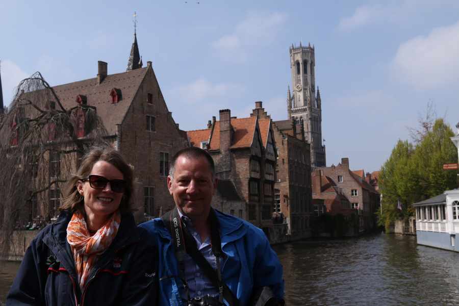 Caroline and David Moody enjoyed Bruges
