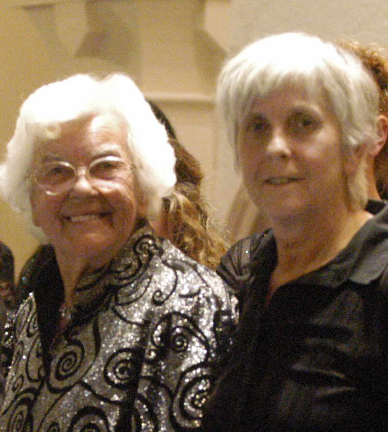 The study by Rose Millow (right, with her now late aunt, Amy Luce) is of the musical groups of the Island from 1800 to 1960