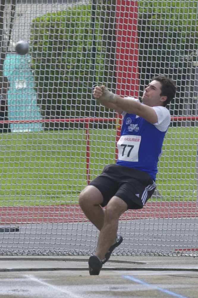 Junior Yuri Pereira qualified for the Youth Commonwealth Games in the shot putt and achieved the Island Games A standard in the hammer