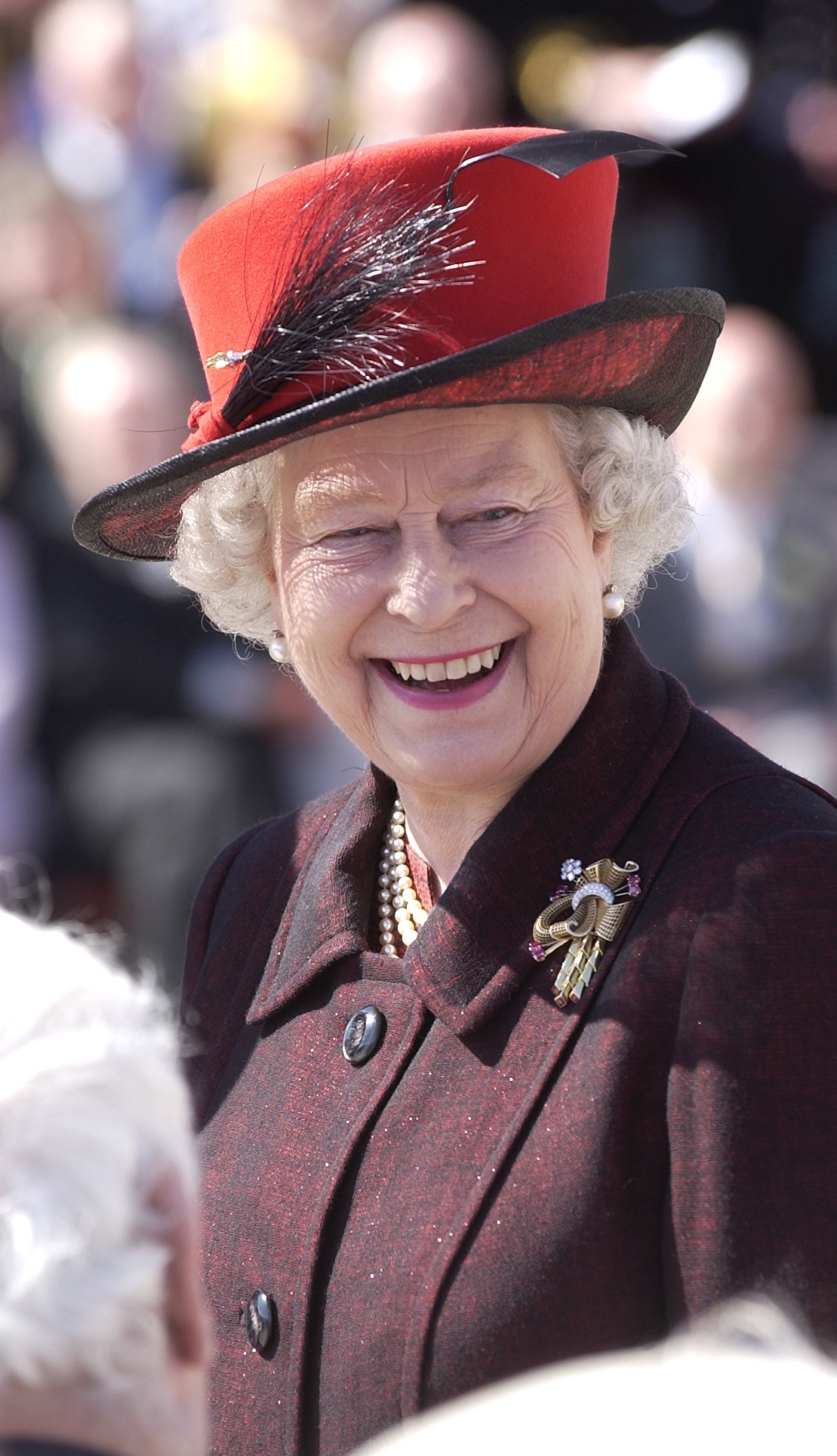The Queen during her Liberation Day visit in 2005      Picture: DAVID FERGUSON