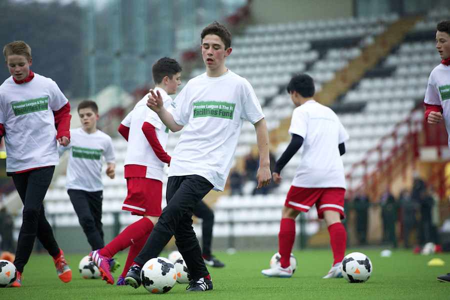 JFA Capita Centre of Excellence youngsters put the pitch to good use for the first time on Monday evening
