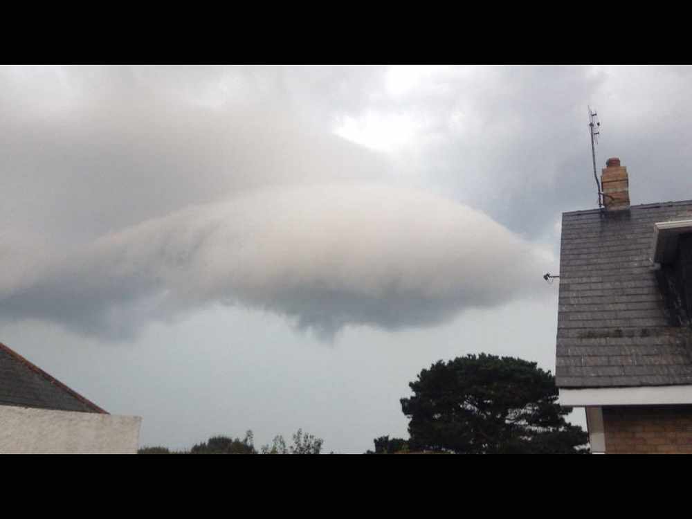 And this one sent in by Ryan Brockbank, who says it looks a bit like a shark