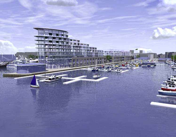 The proposed development of the New North Quay