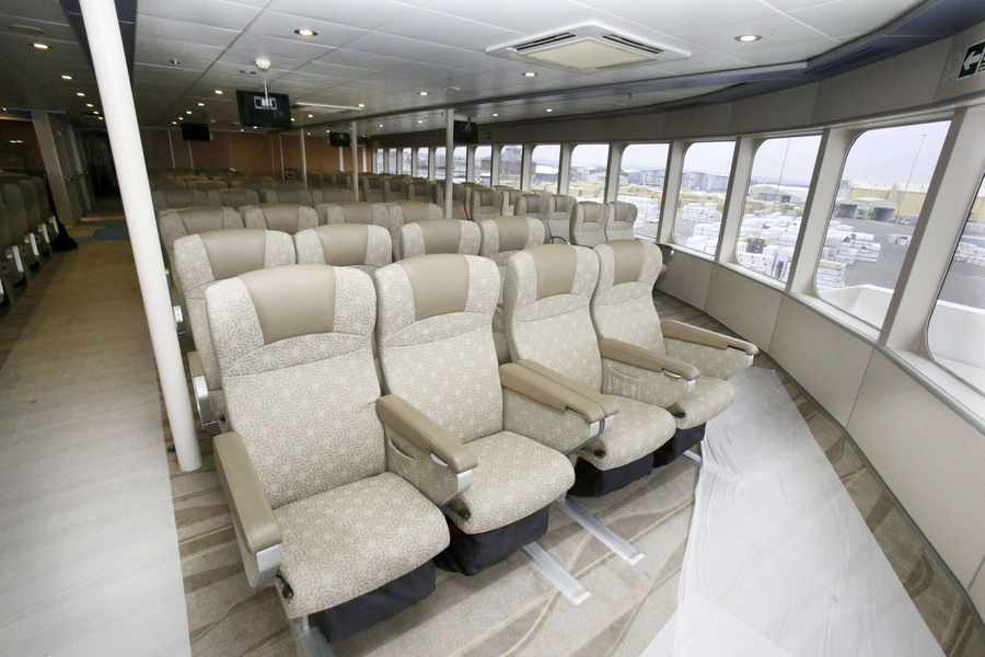 Seats in the Ocean Plus lounge