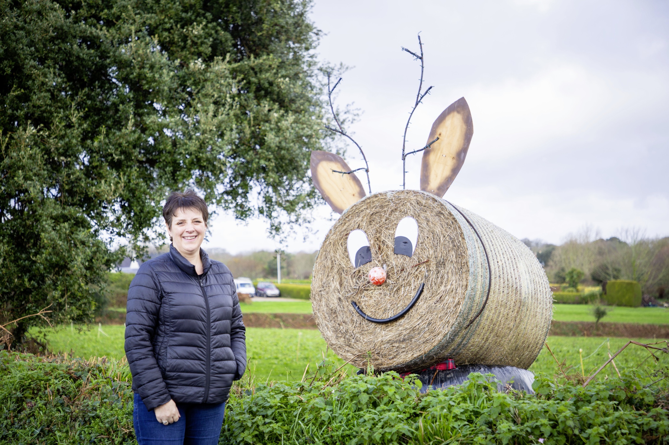 Farmers Hay Bale Decorations Make Fields Festive Again Guernsey Press