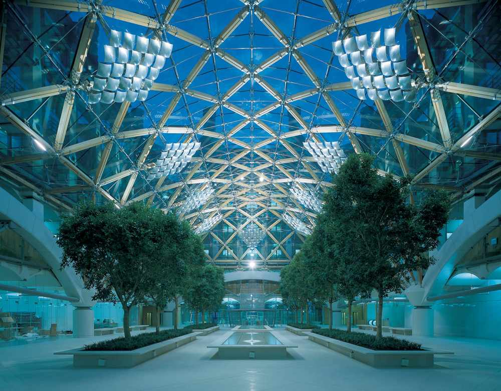 Hopkins Architects' proposed plan for a winter garden dome at Esplanade Square