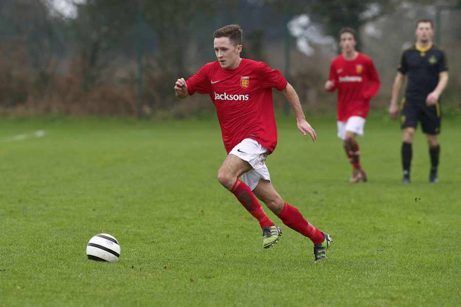 St Paul's forward Kieran Lester, pictured playing for Jersey earlier this year, has scored three hat-tricks in the last five games
