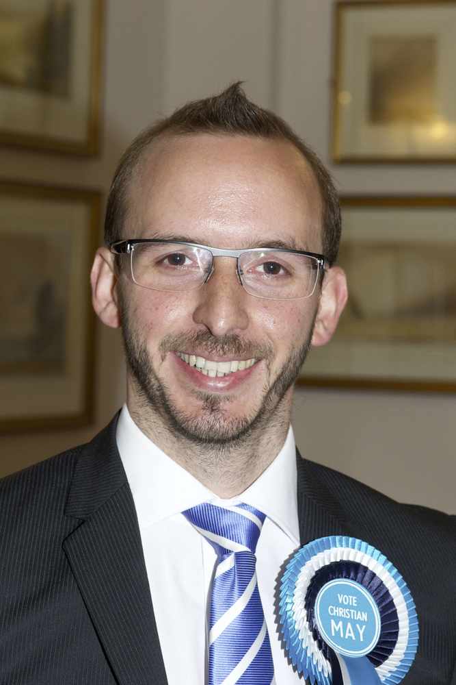 Christian May stood unsuccessfully for election in St Helier 3/4 in October