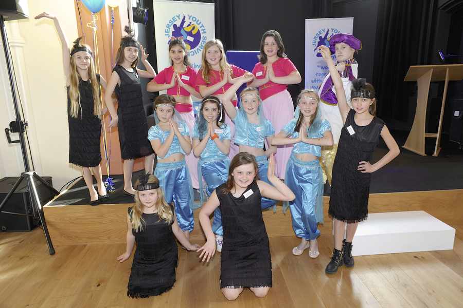 Youngsters prepare to entertain the Princess Royal at St James' Centre
