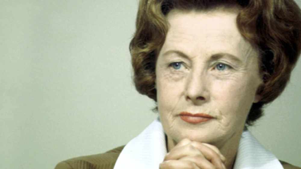 Labour Peer Barbara Castle in the 1980s