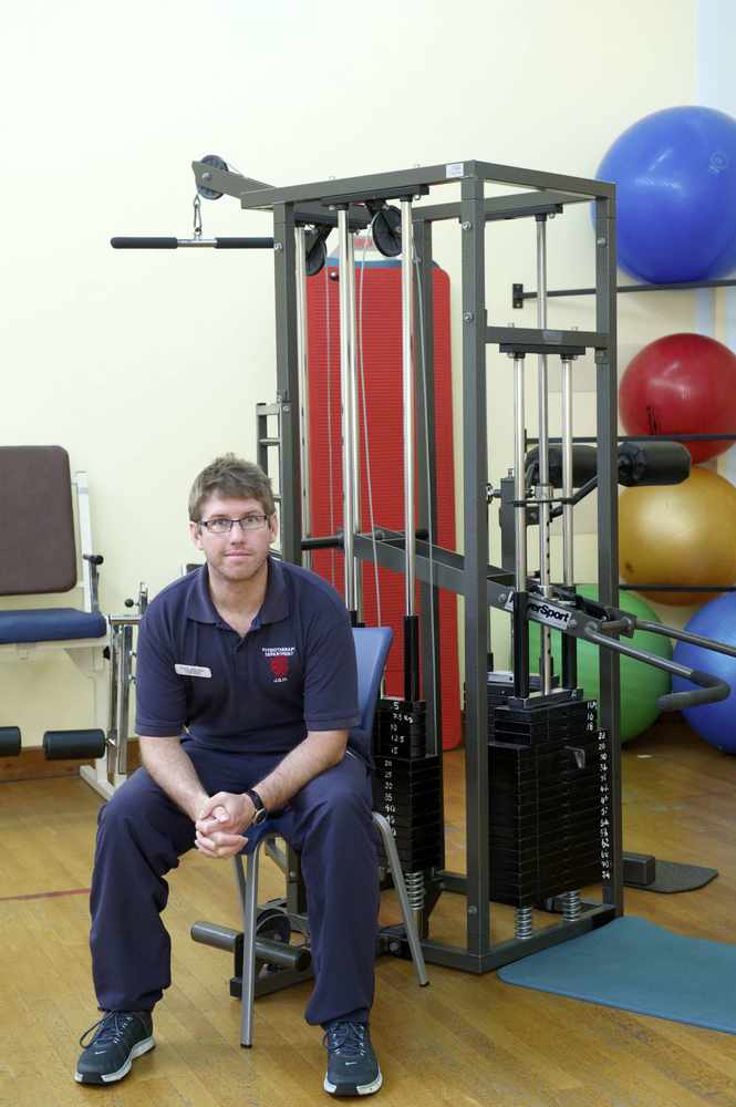 Paul Michel, clinical lead of the Hospital physiotherapy department