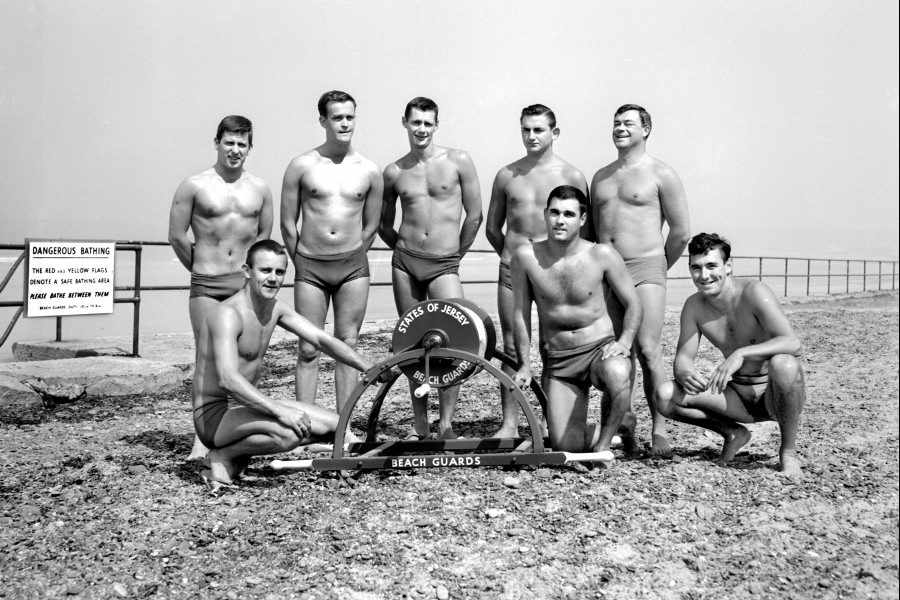 Eight Australian beach guards patrolled Jersey's shores in the summer of 1963