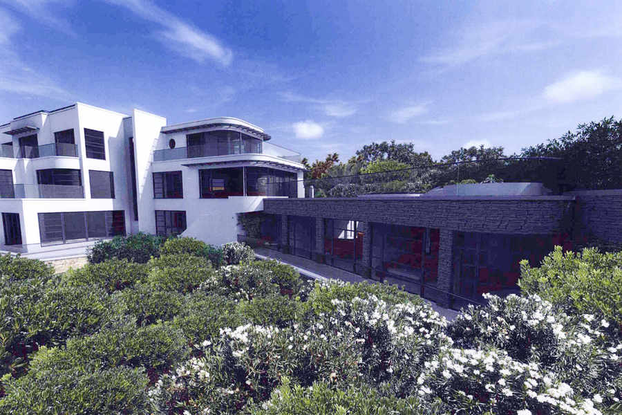 The proposed extension to La Coupe House in St Martin