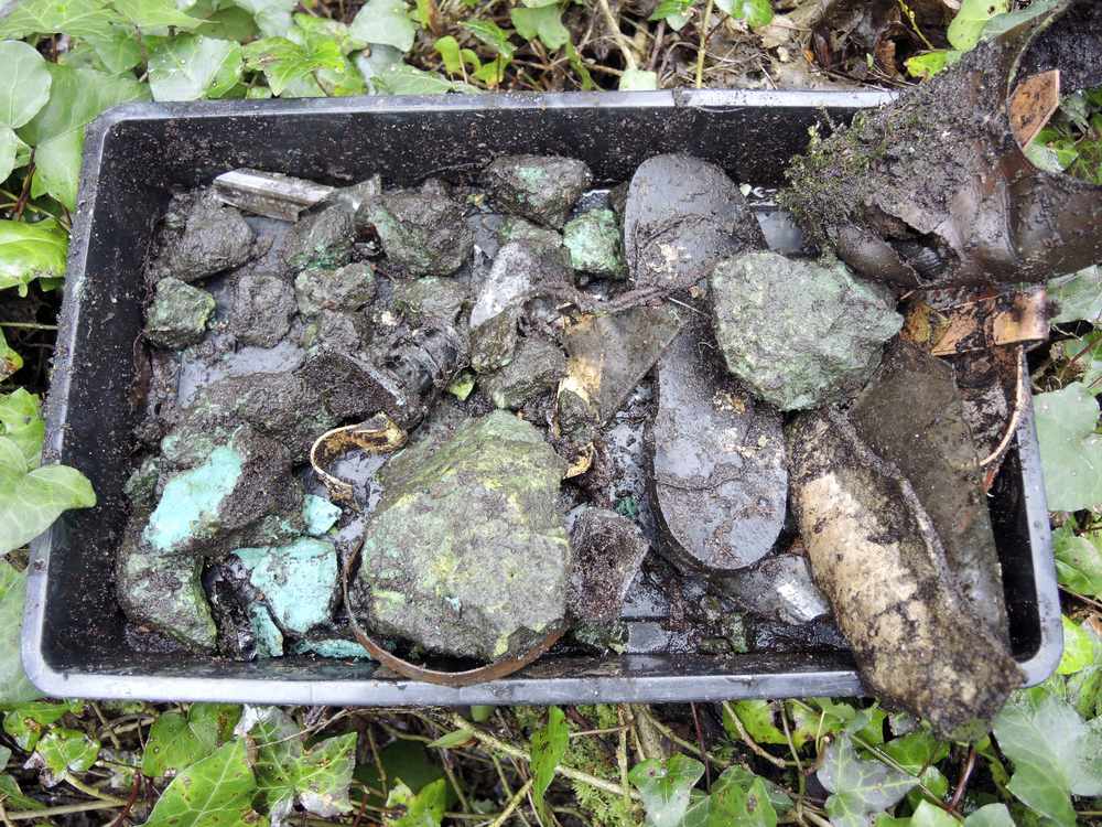 Items found at the former Lager Wick site