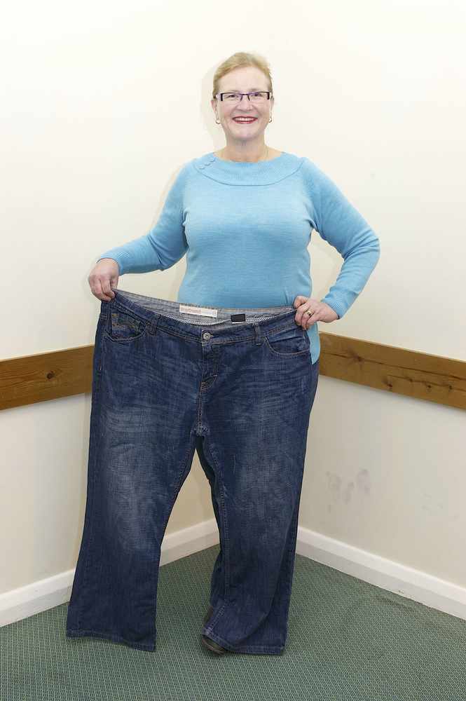 Last year's Biggest Loser, Helen Bliss, after losing three stone