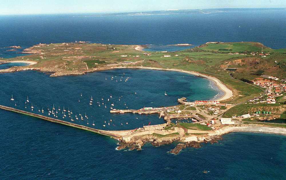 Alderney from the air