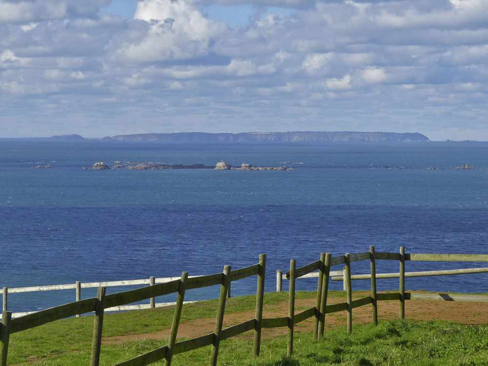 Sark as seen from Sorel Point on a clear day, behind the Paternosters Picture: ANNIE QUEREE