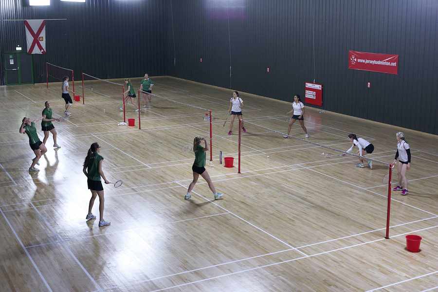 The New Gilson Hall was a hive of activity for the annual inter-insular clash. Picture: DAVID FERGUSON
