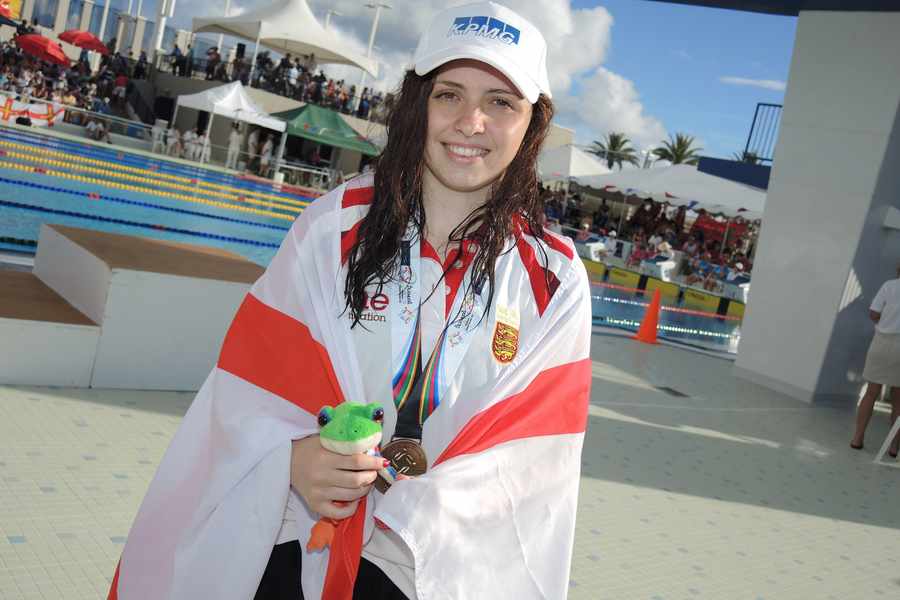 Jersey will be without Emily Bashforth - the Island's top performer in Bermuda - as she has stopped swimming competitively