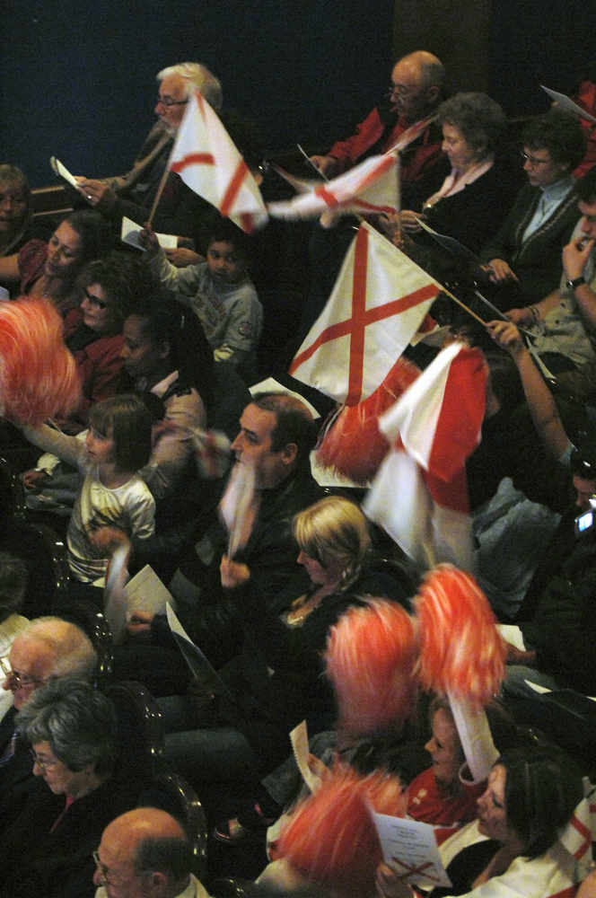 Patriotic scenes at the Opera House competition in 2008
