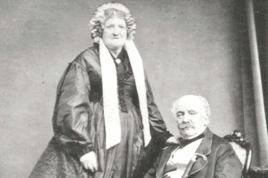 Capt and Mrs Charles Cadell, who lived in Clarendon Road and then Almorah Road
