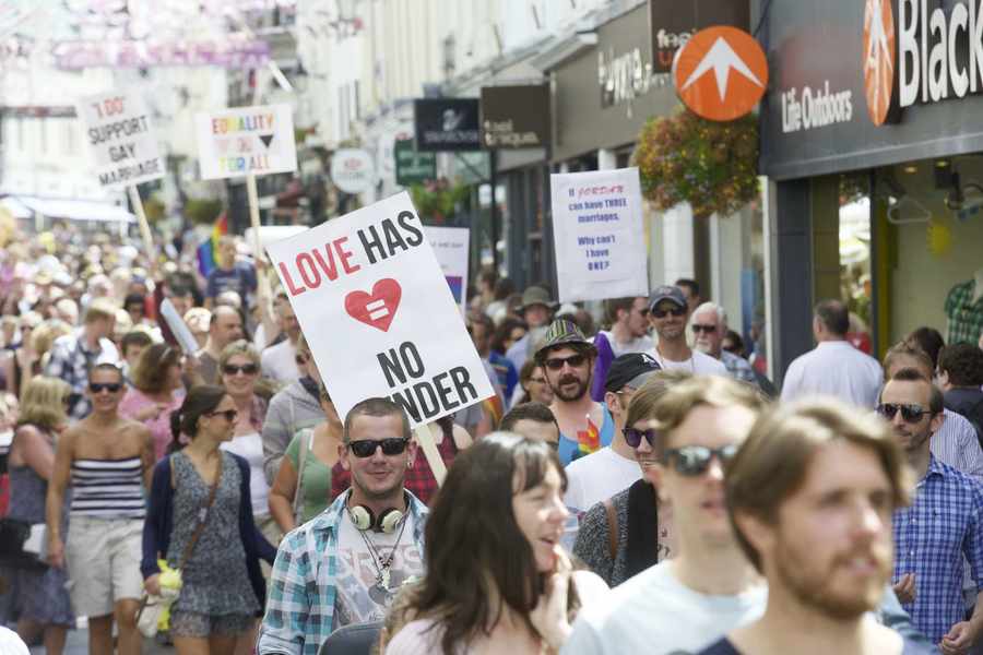 A rally for equality was held in July last year